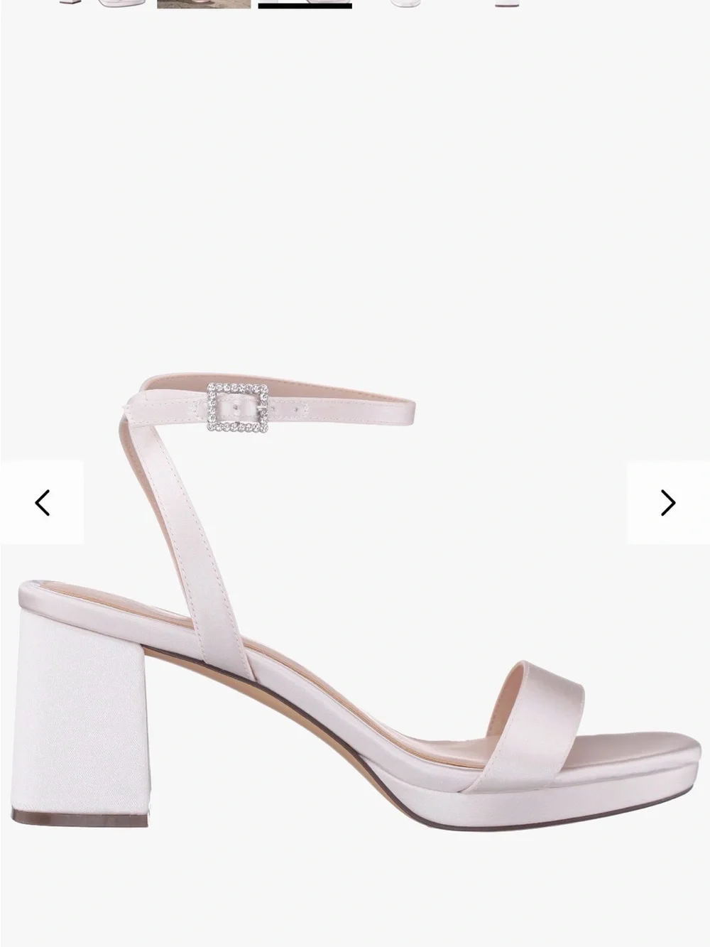 Nina Ivory Block Heel